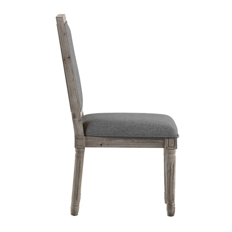 Deana Rectangular Linen Dining Chairs (Set of 2) by iNSPIRE Q Artisan
