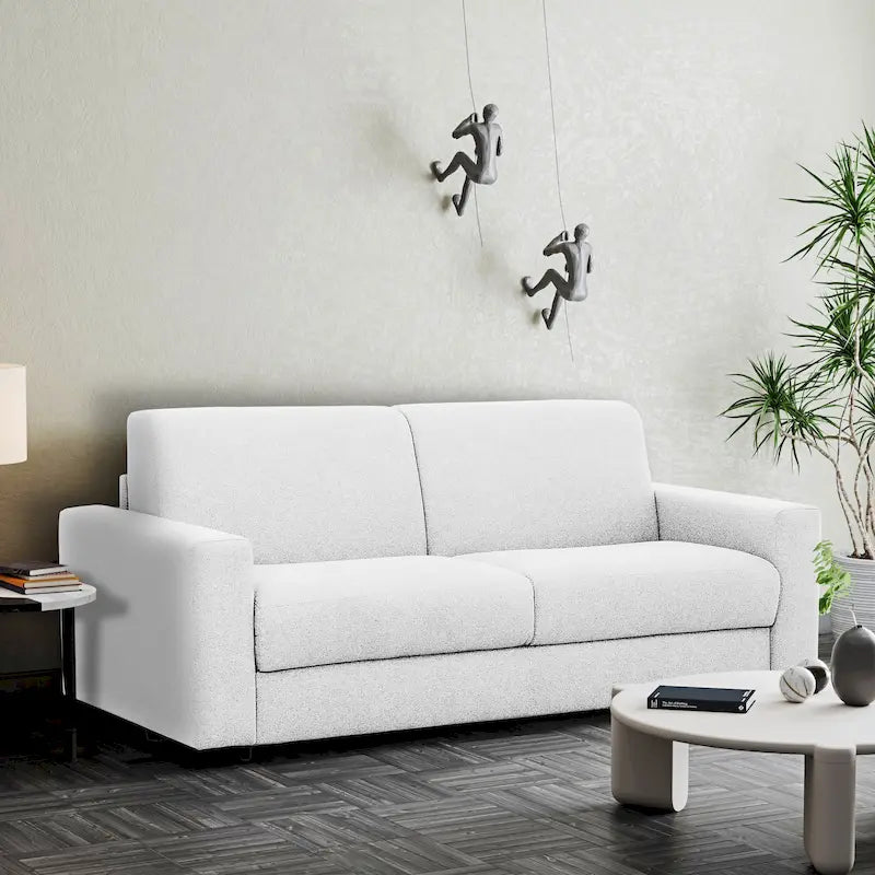 Stearns & Foster Giotto 78 in. Full Sleeper Sofa with Memory Foam Mattress