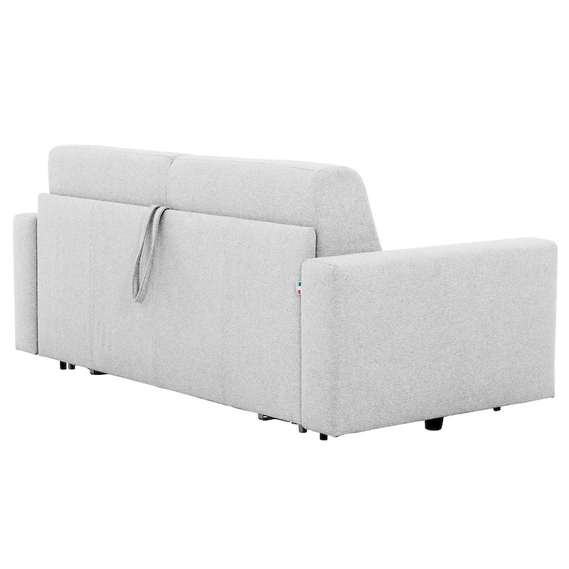 Stearns & Foster Giotto 78 in. Full Sleeper Sofa with Memory Foam Mattress