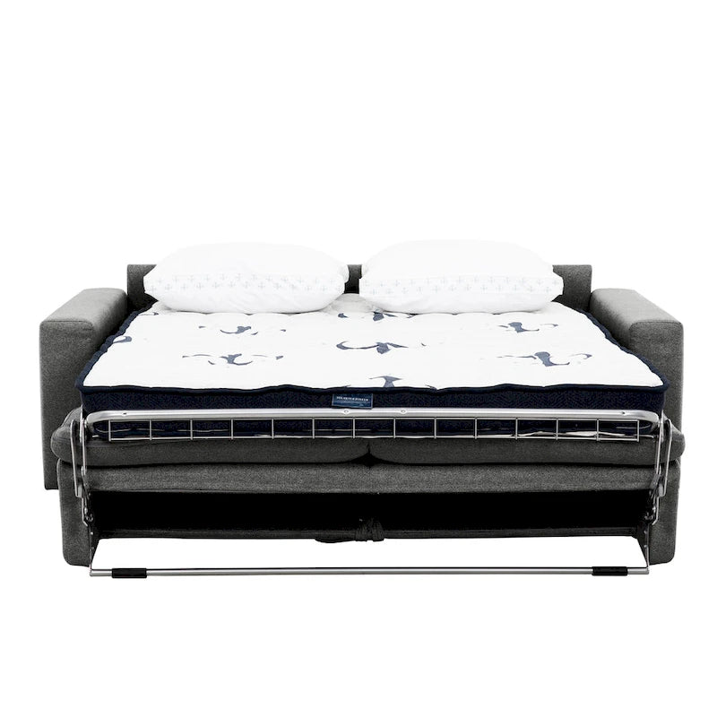 Stearns & Foster Giotto 78 in. Full Sleeper Sofa with Memory Foam Mattress