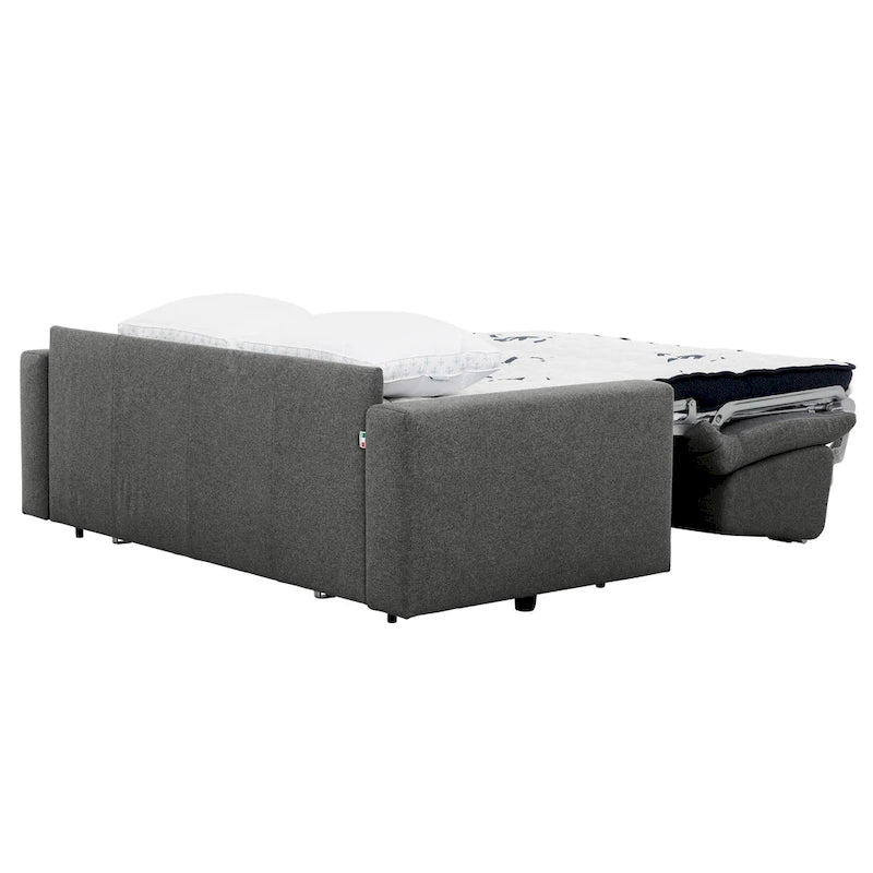 Stearns & Foster Giotto 78 in. Full Sleeper Sofa with Memory Foam Mattress