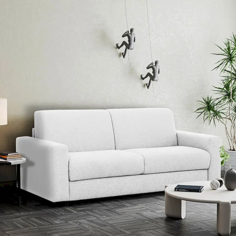 Stearns & Foster Giotto 78 in. Full Sleeper Sofa with Memory Foam Mattress
