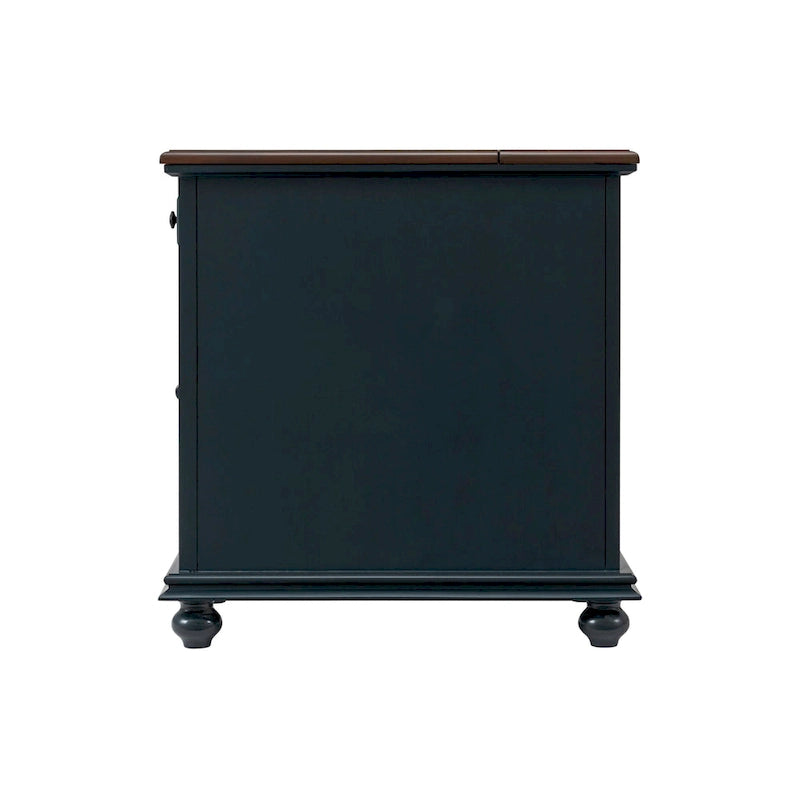 Elegant Chairside Table with Power by Martin Svensson Home