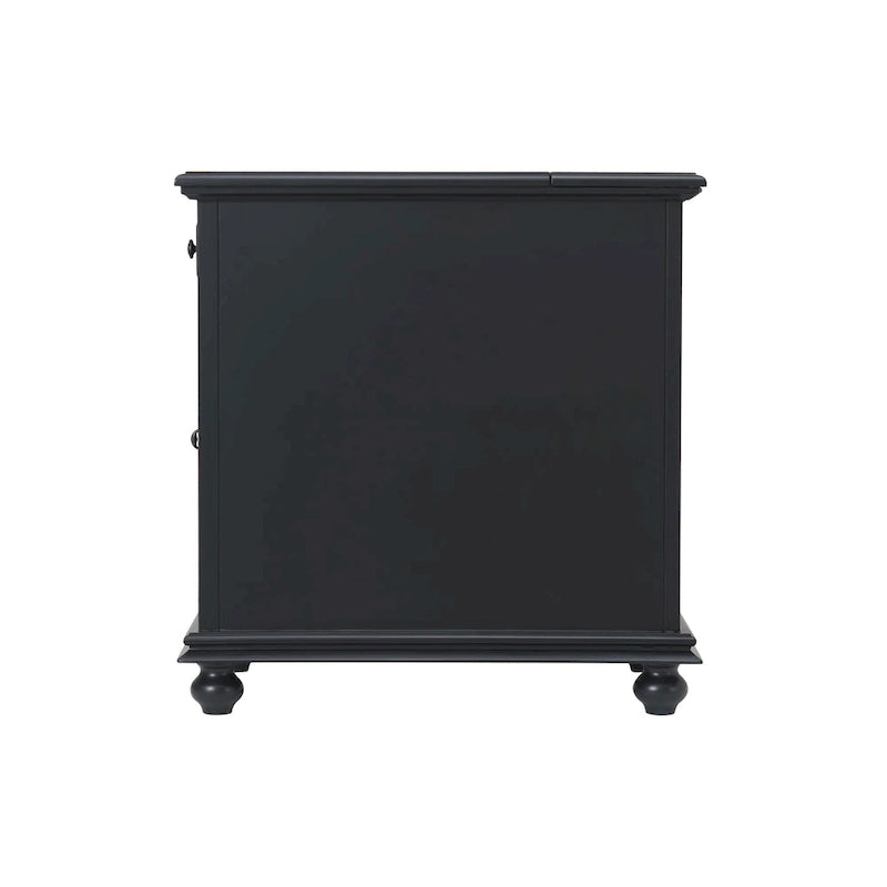 Elegant Chairside Table with Power by Martin Svensson Home