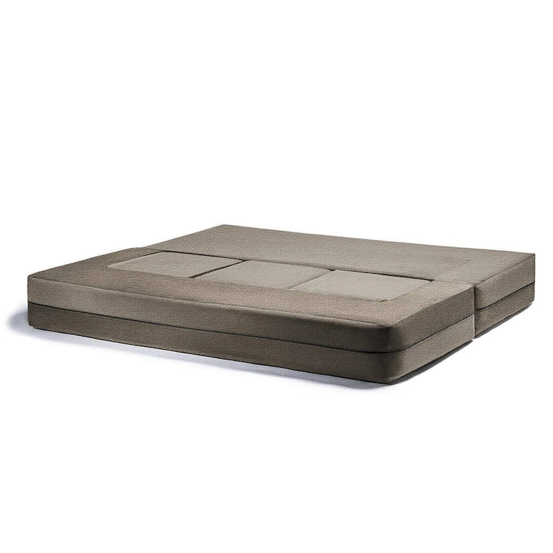 Porch & Den California King Convertible Sleeper Sofa and Ottomans