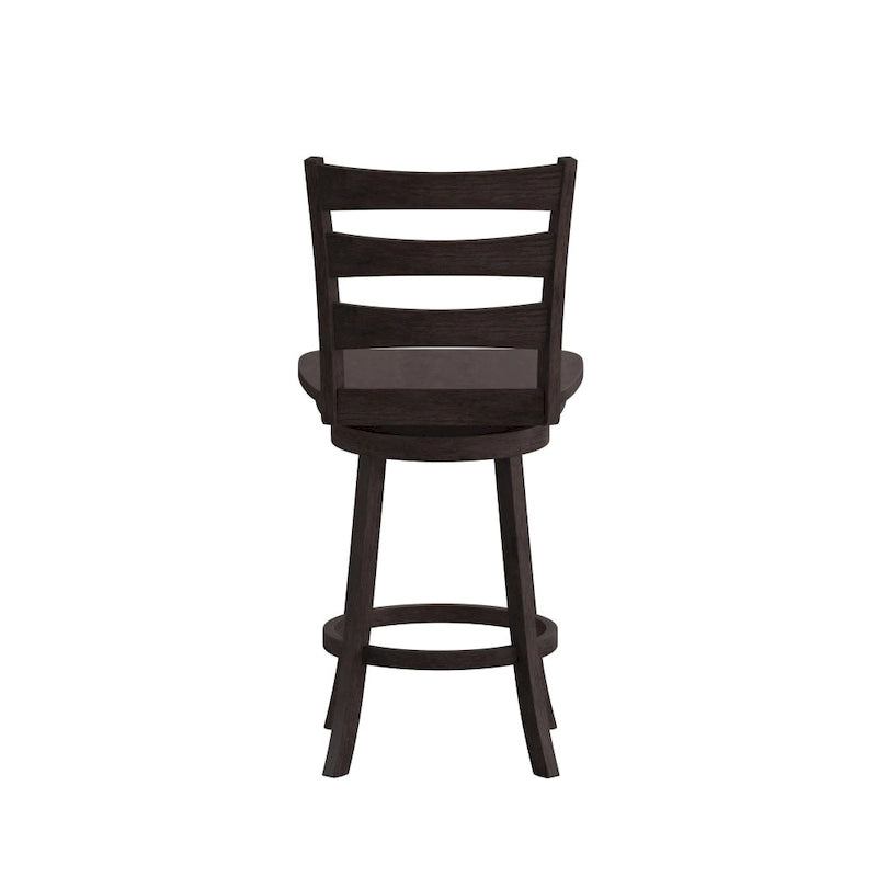 Commercial Wooden Swivel Counter Height Stool