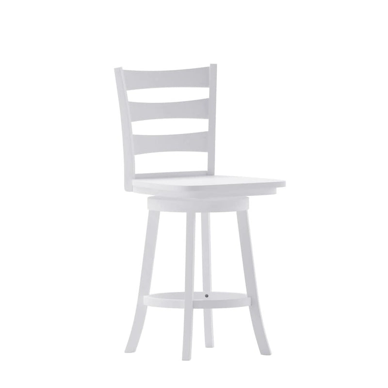 Commercial Wooden Swivel Counter Height Stool