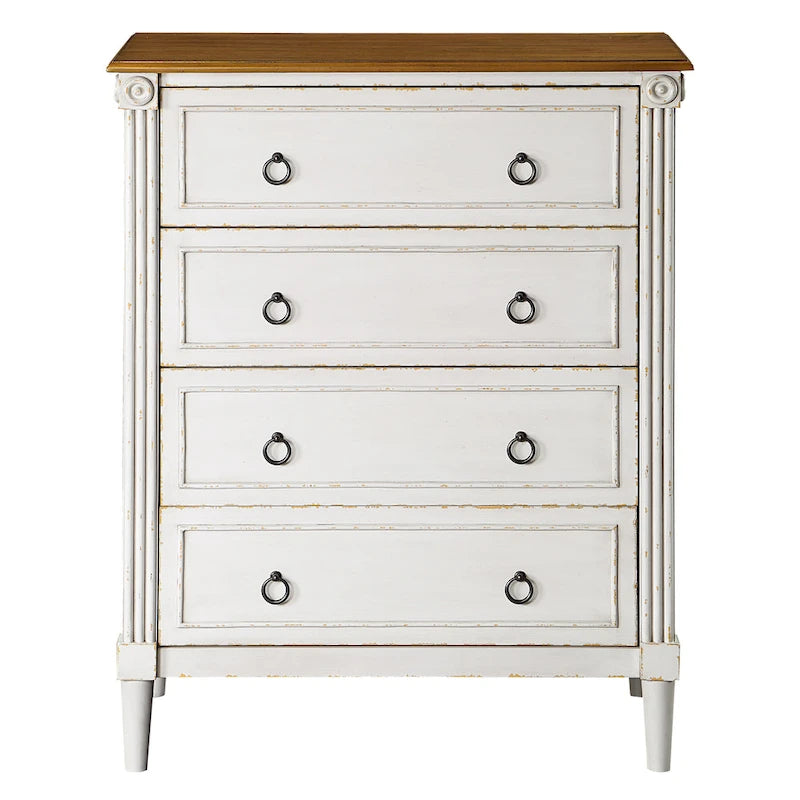 Joneigh Traditional Solid Wood 4-Drawer Chest by Furniture of America