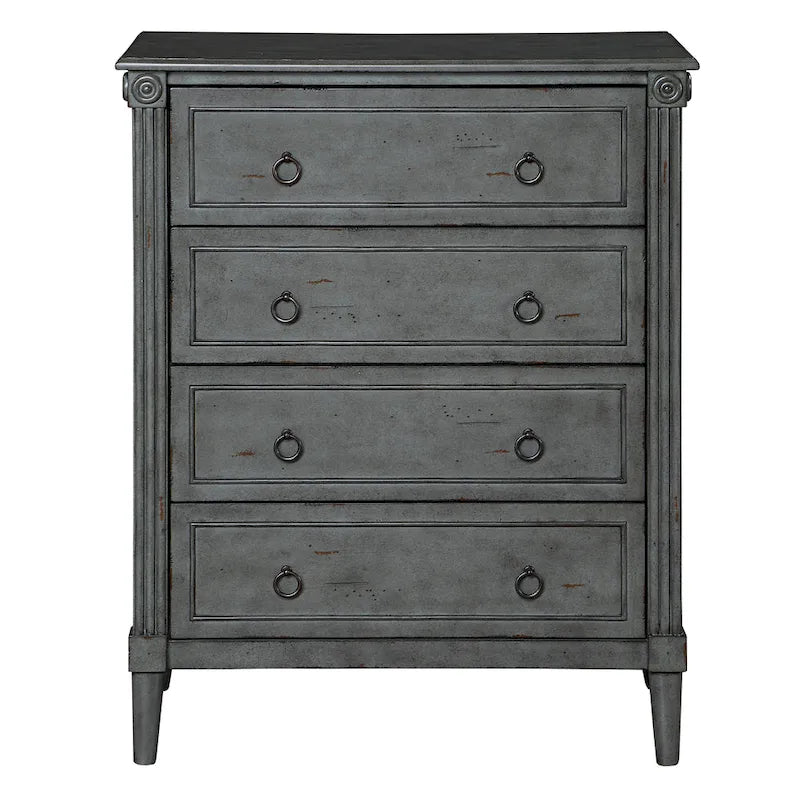 Joneigh Traditional Solid Wood 4-Drawer Chest by Furniture of America