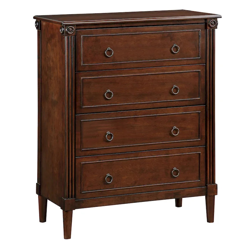 Joneigh Traditional Solid Wood 4-Drawer Chest by Furniture of America