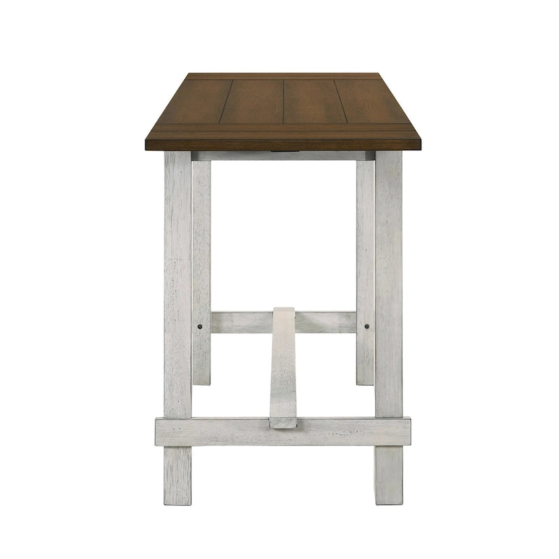 Tarala Oak 71-inch Counter Height Table with Drop Leaf by Furniture of America