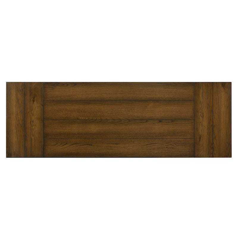 Tarala Oak 71-inch Counter Height Table with Drop Leaf by Furniture of America