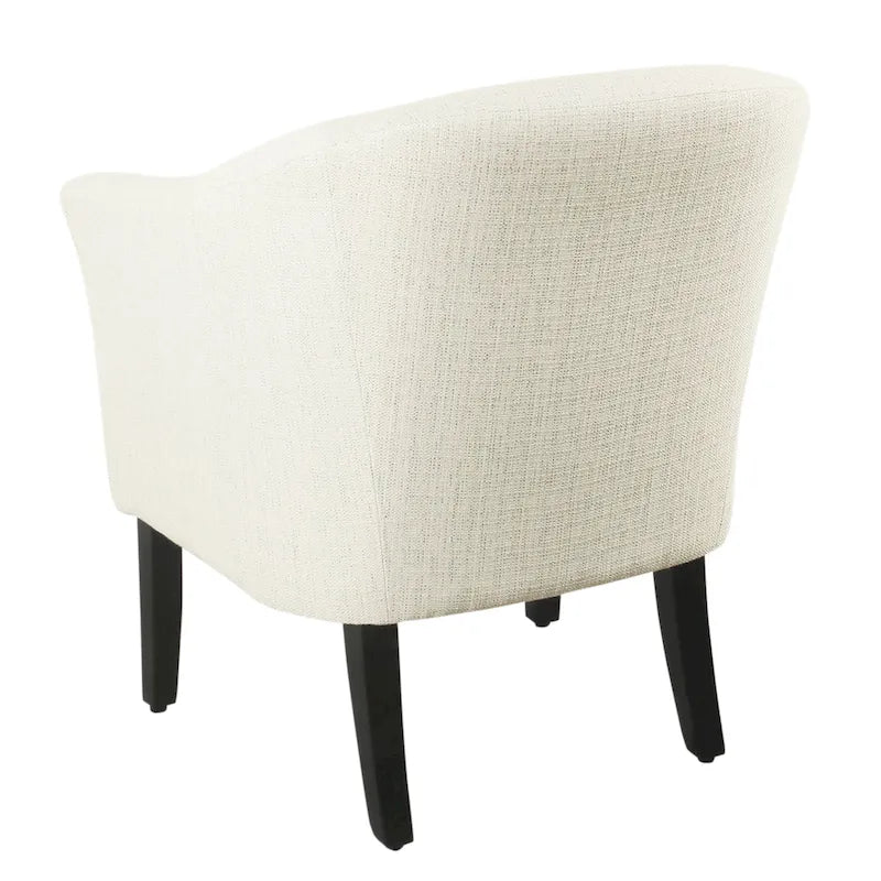 Porch & Den Kingswell Natural Textured Barrel Accent Chair