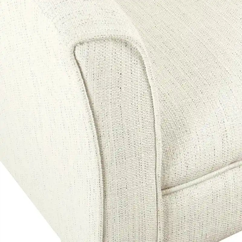 Porch & Den Kingswell Natural Textured Barrel Accent Chair