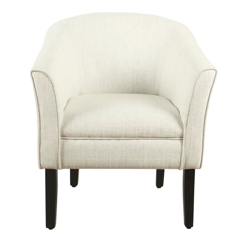 Porch & Den Kingswell Natural Textured Barrel Accent Chair