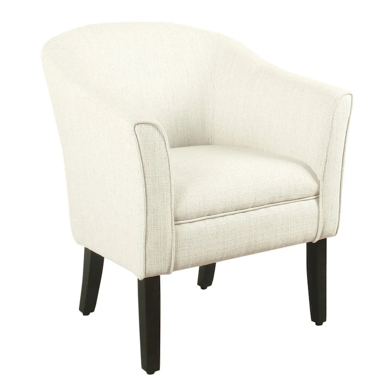 Porch & Den Kingswell Natural Textured Barrel Accent Chair