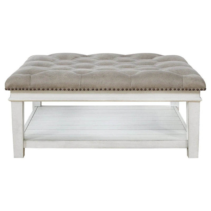 Kanwyn Upholstered Ottoman Cocktail Table - 40W x 40D x 18H
