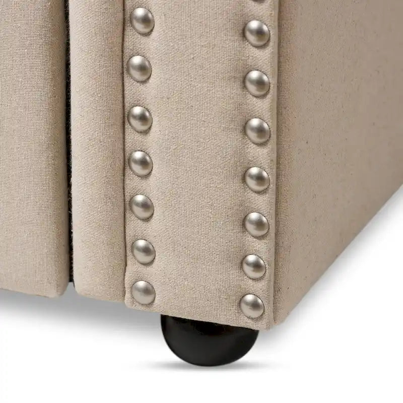Taylor & Olive Cattail Upholstered Trundle Daybed
