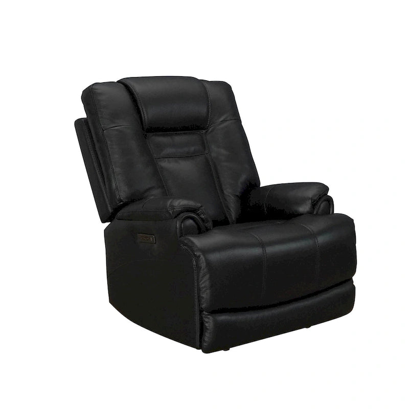 Genuine Top Grain Adjustable Headrest Extendable Footrest Zero Gravity Reclin Power Recliner