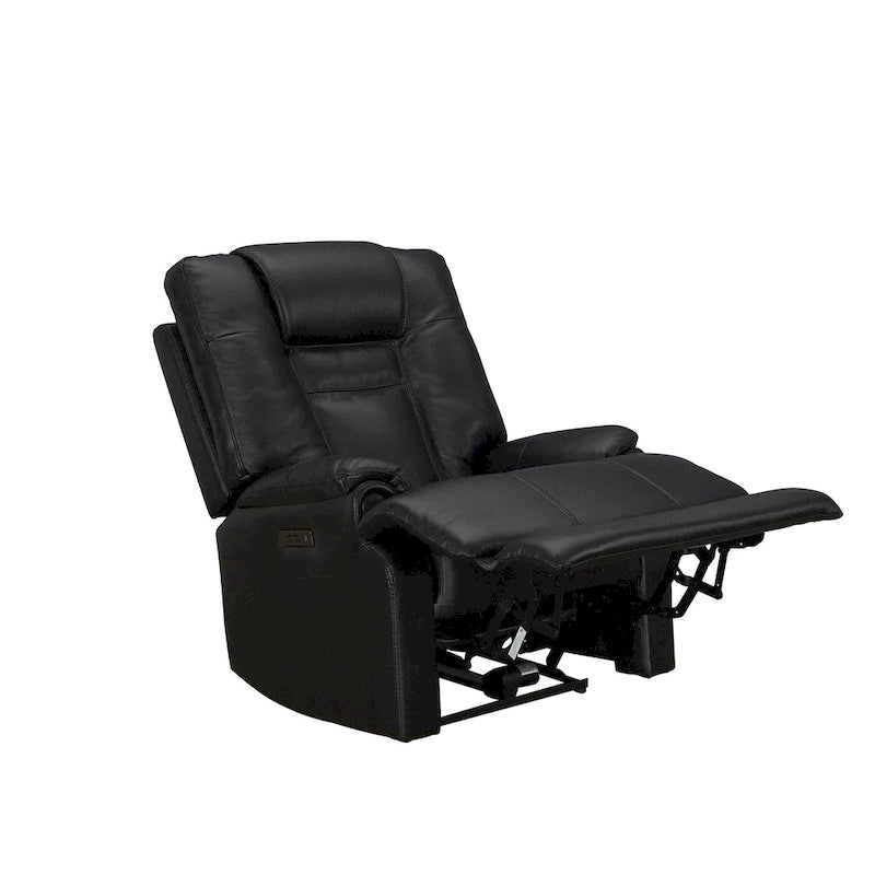 Genuine Top Grain Adjustable Headrest Extendable Footrest Zero Gravity Reclin Power Recliner