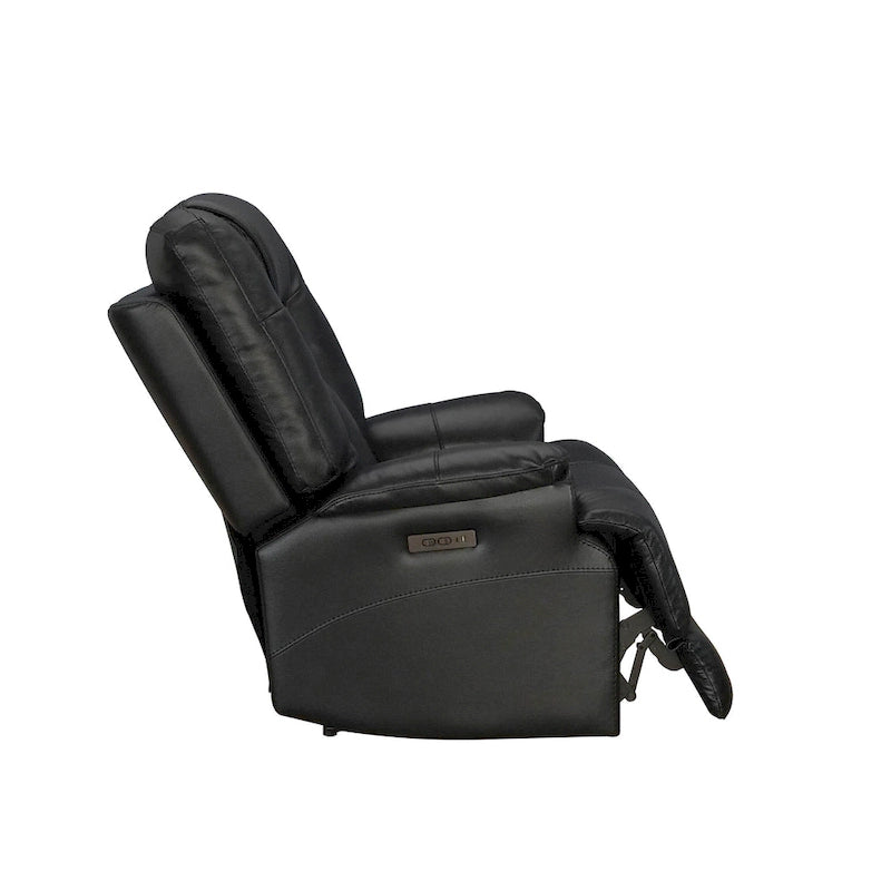 Genuine Top Grain Adjustable Headrest Extendable Footrest Zero Gravity Reclin Power Recliner