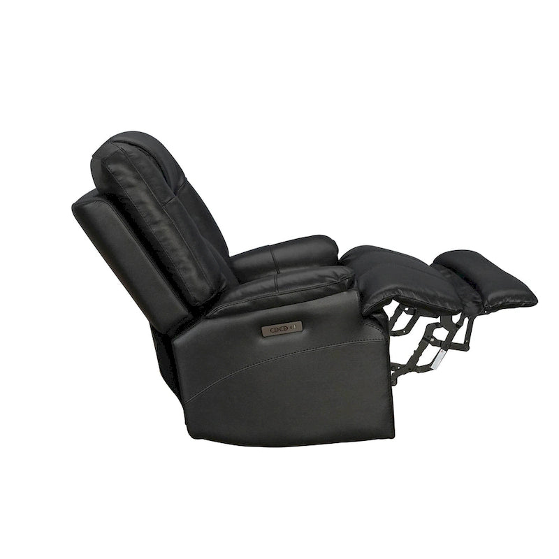 Genuine Top Grain Adjustable Headrest Extendable Footrest Zero Gravity Reclin Power Recliner