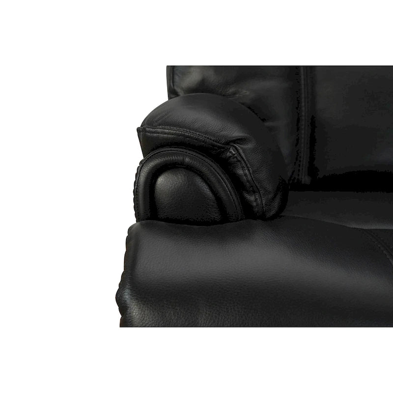 Genuine Top Grain Adjustable Headrest Extendable Footrest Zero Gravity Reclin Power Recliner