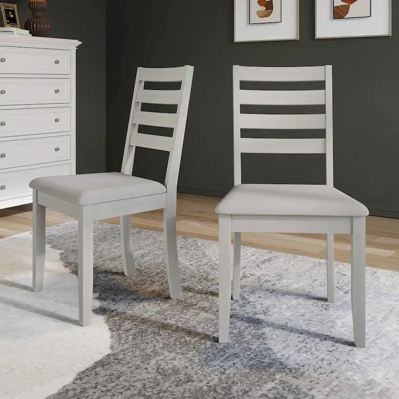 CraftPorch Simple Timeless Wooden Dining Chairs (Set of 2) - N/A