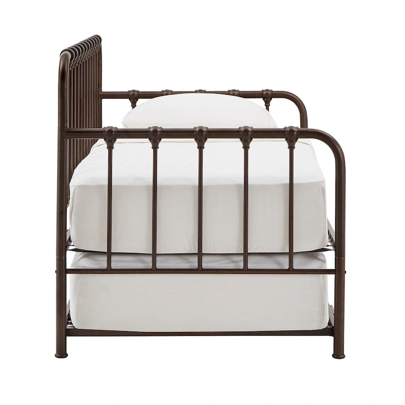 Constance Metal Daybed with Lift-up Trundle by iNSPIRE Q Bold