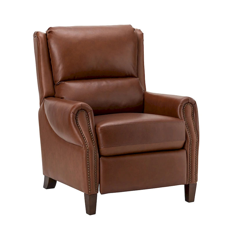 Alicia 32.68 Wide Genuine Leather Manual Recliner