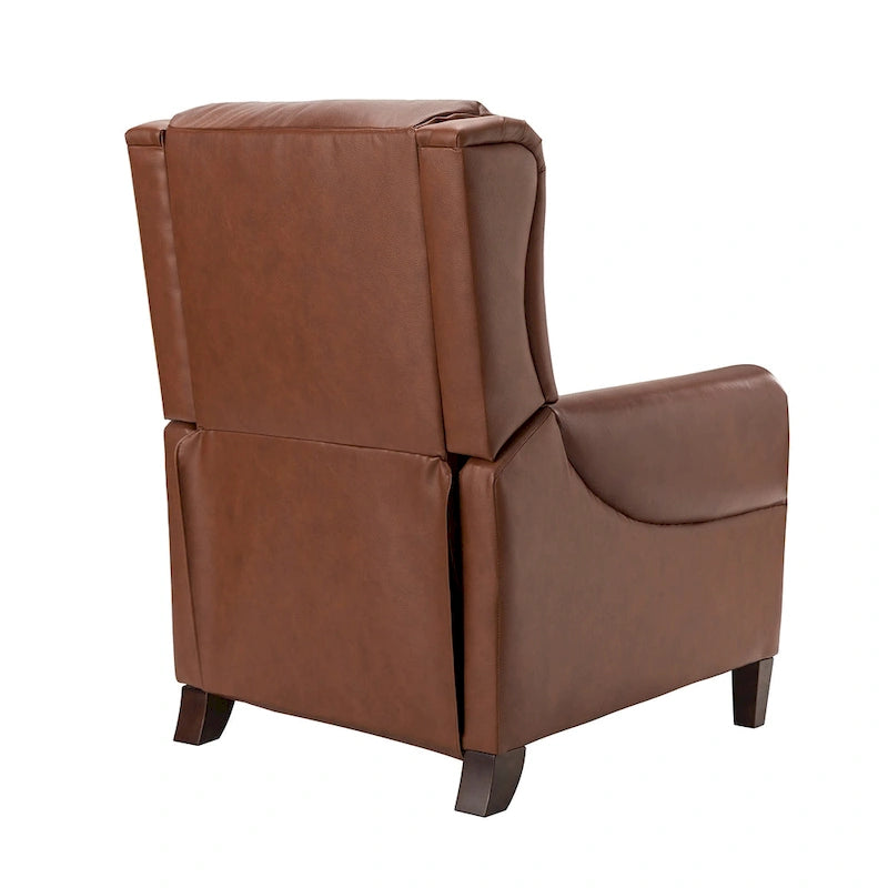 Alicia 32.68 Wide Genuine Leather Manual Recliner