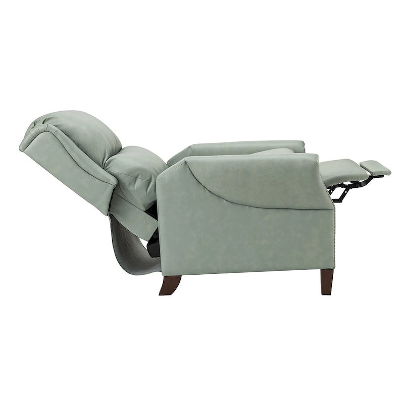 Alicia 32.68 Wide Genuine Leather Manual Recliner
