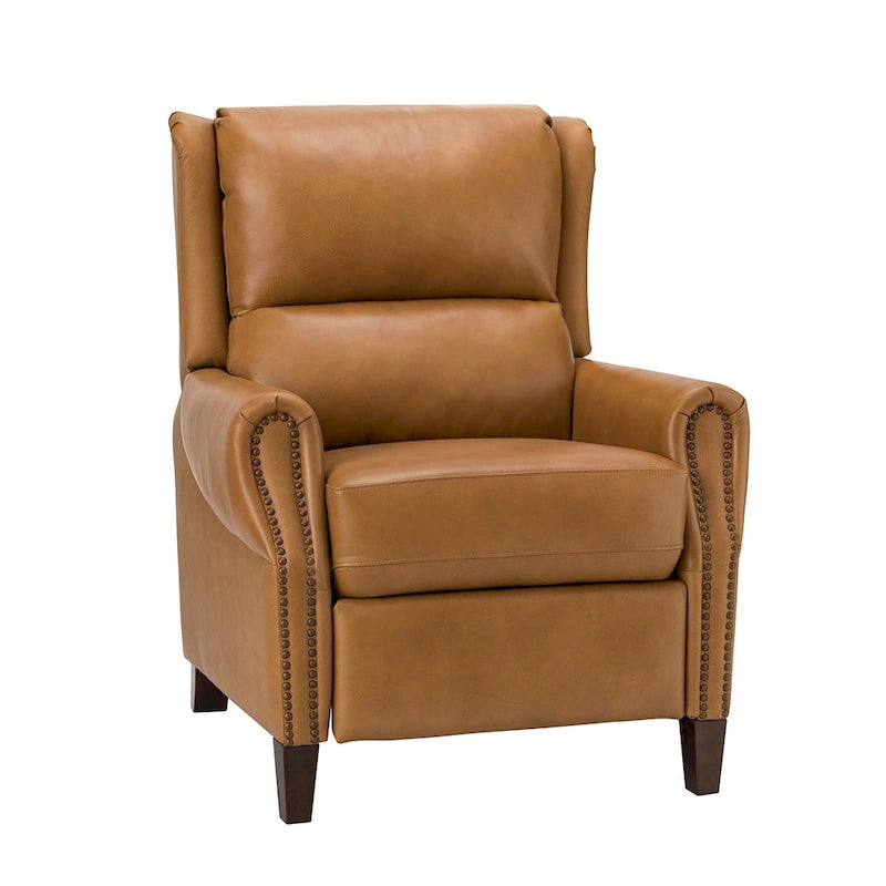 Alicia 32.68 Wide Genuine Leather Manual Recliner