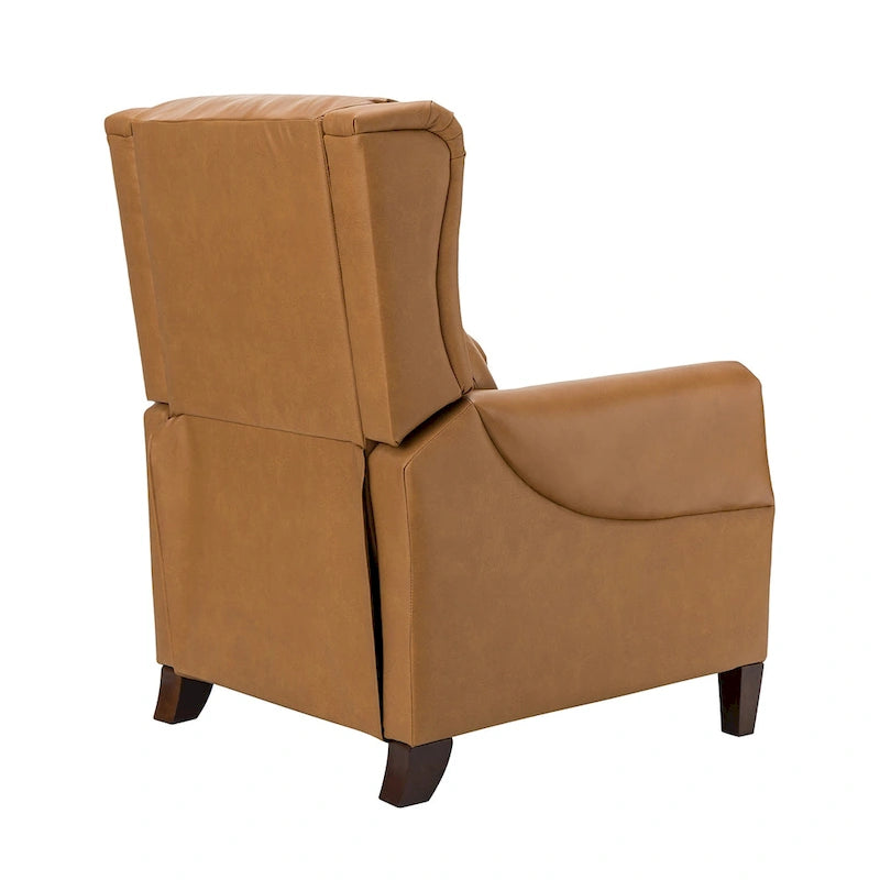 Alicia 32.68 Wide Genuine Leather Manual Recliner