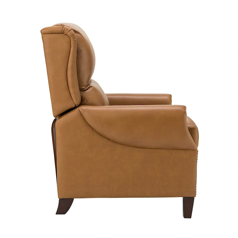 Alicia 32.68 Wide Genuine Leather Manual Recliner