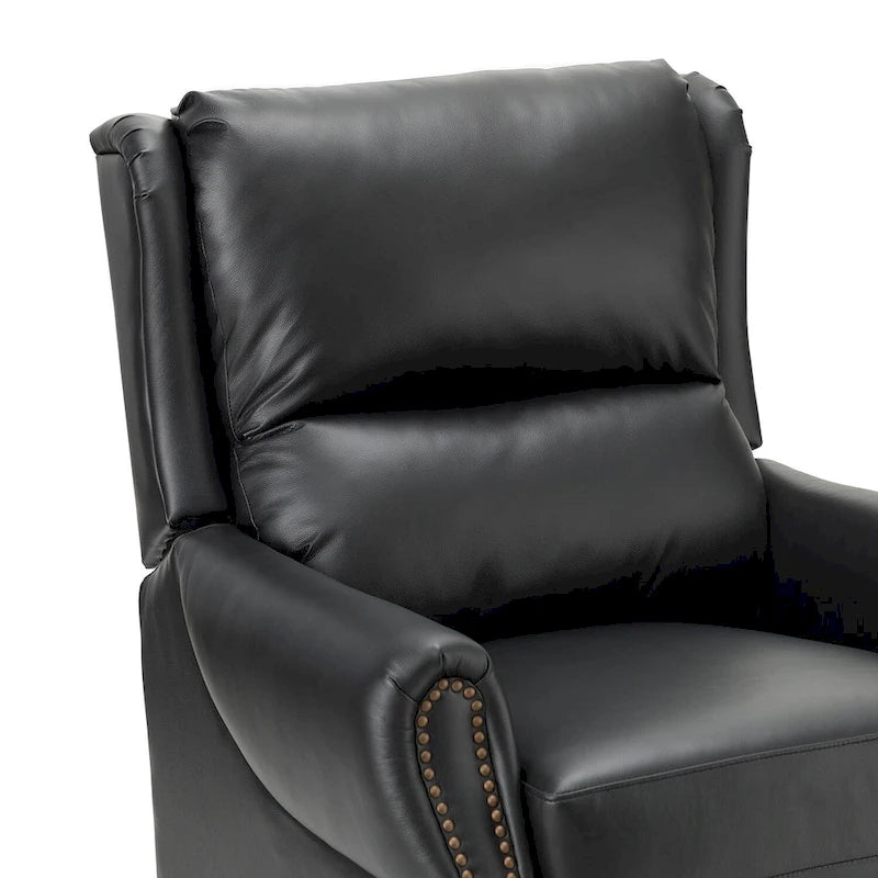 Alicia 32.68 Wide Genuine Leather Manual Recliner