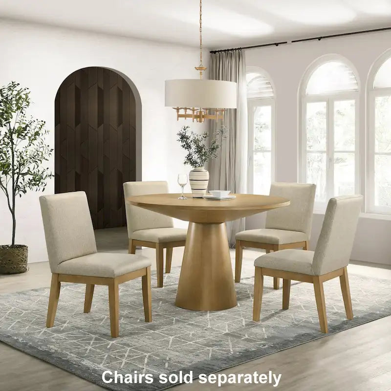 Roundhill Furniture Rocco 48 Pedestal Dining Table