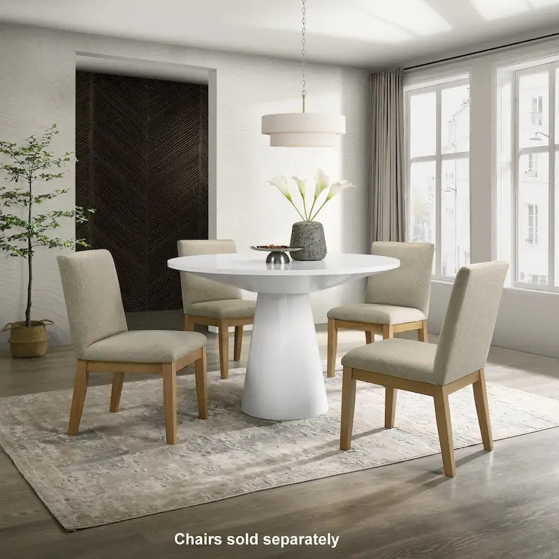 Roundhill Furniture Rocco 48 Pedestal Dining Table
