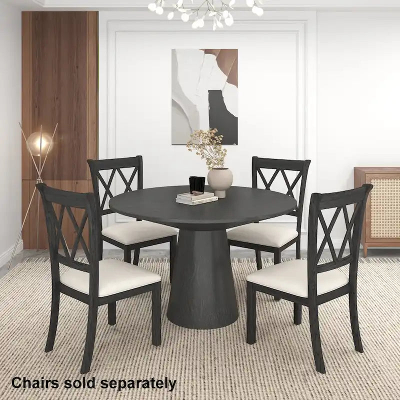 Roundhill Furniture Rocco 48 Pedestal Dining Table