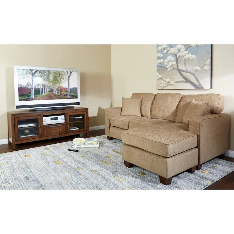 Copper Grove Cleome Reversible Chaise Sectional Sofa