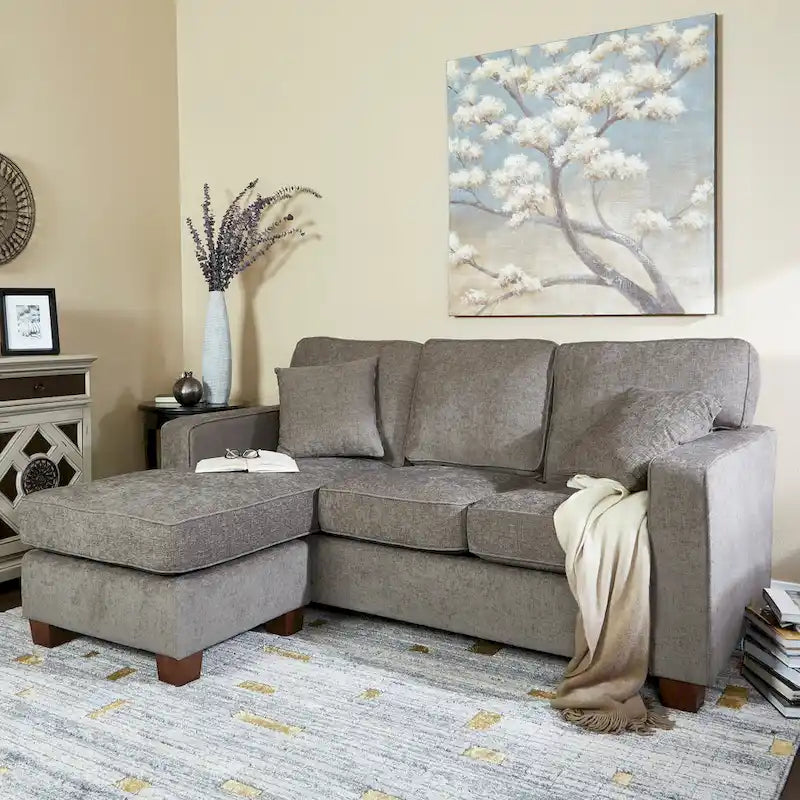 Copper Grove Cleome Reversible Chaise Sectional Sofa