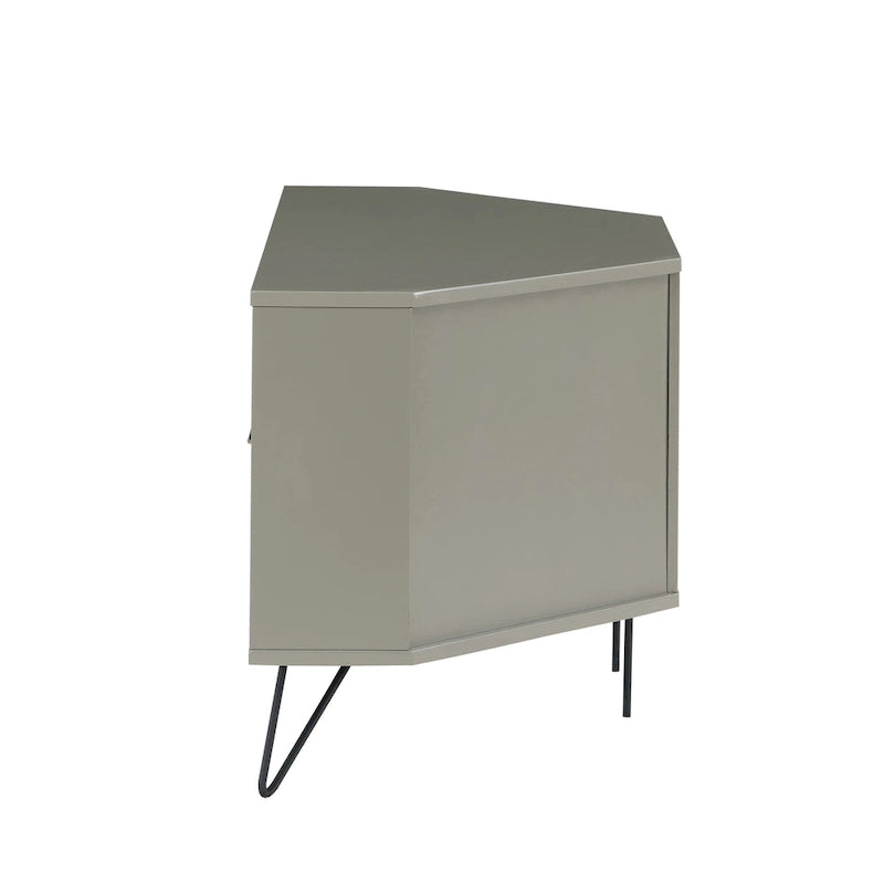 Talley Mid-Century Modern 41-inch 1-Open Shelf Corner TV Console by Furniture of America