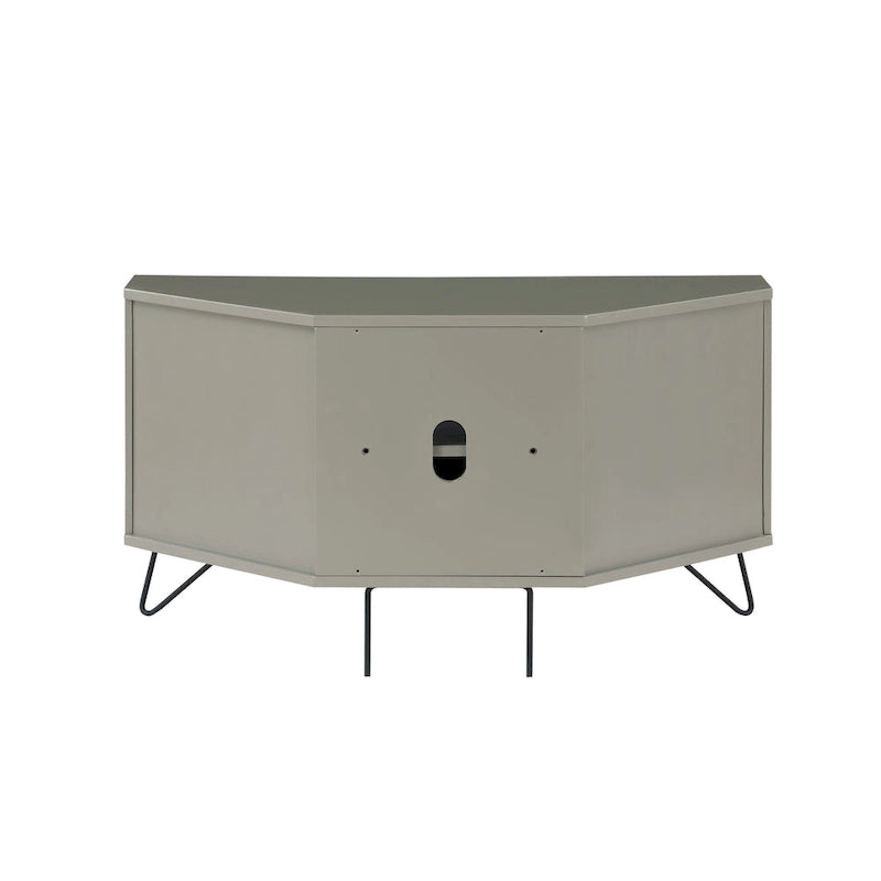 Talley Mid-Century Modern 41-inch 1-Open Shelf Corner TV Console by Furniture of America