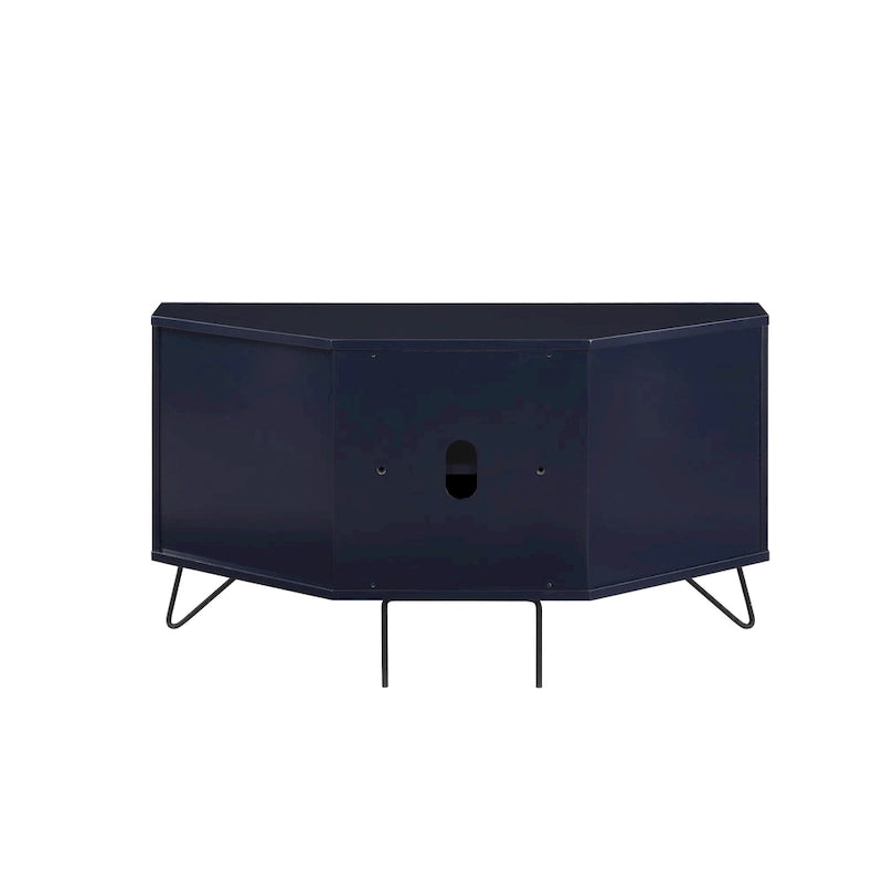Talley Mid-Century Modern 41-inch 1-Open Shelf Corner TV Console by Furniture of America