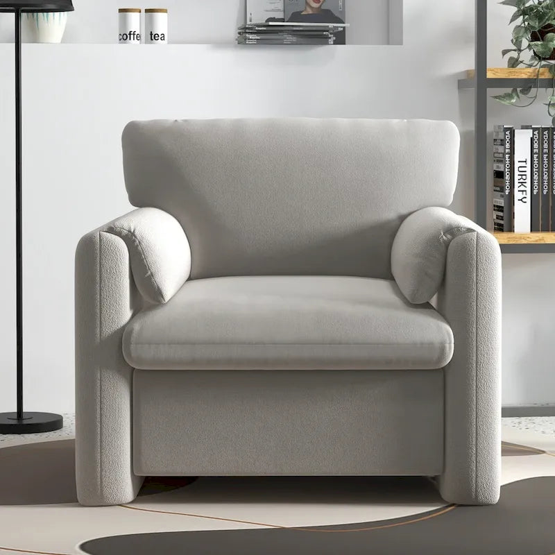Upholstered Accent Chair Armchair Single Sofa