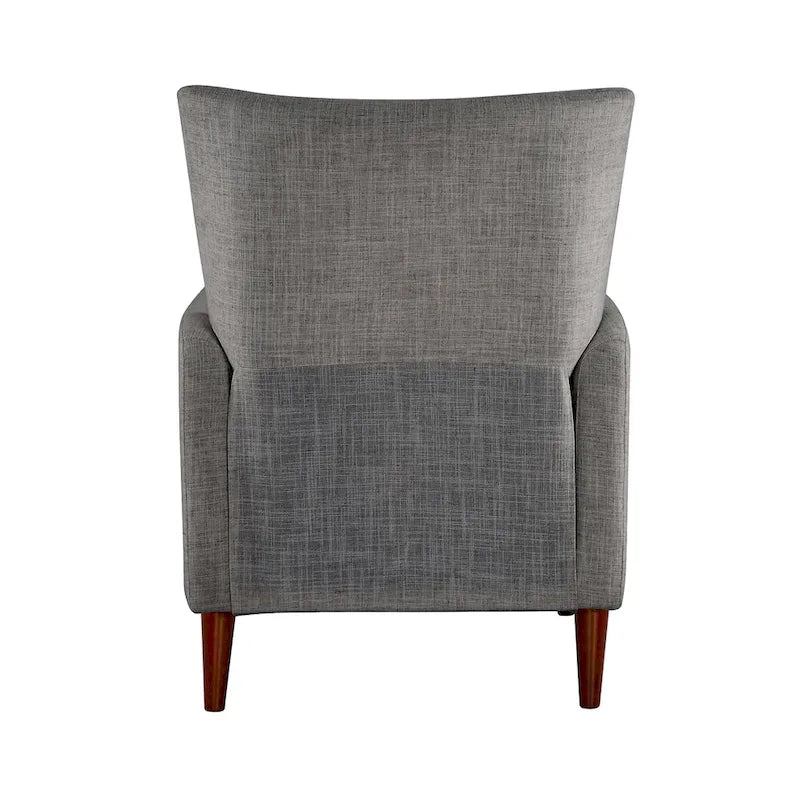 Aurora Modern Manual Recliner Set of 2 with Solid Wooden Legs