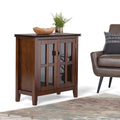 WYNDENHALL Stratford SOLID WOOD 30 inch Wide Low Storage Cabinet - 30w x 14d x 31 h