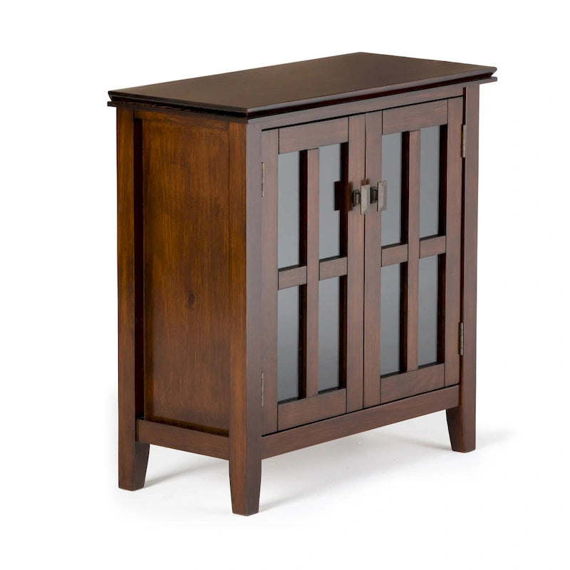WYNDENHALL Stratford SOLID WOOD 30 inch Wide Low Storage Cabinet - 30w x 14d x 31 h