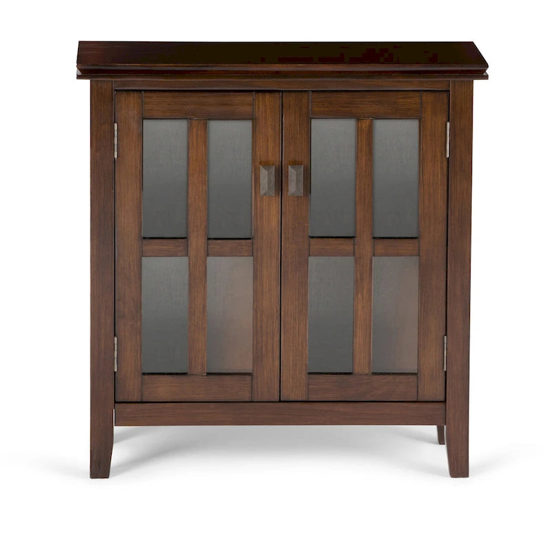 WYNDENHALL Stratford SOLID WOOD 30 inch Wide Low Storage Cabinet - 30w x 14d x 31 h