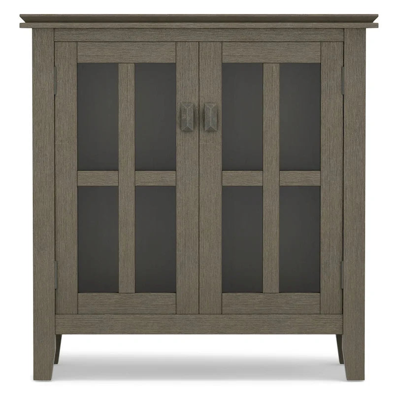 WYNDENHALL Stratford SOLID WOOD 30 inch Wide Low Storage Cabinet - 30w x 14d x 31 h